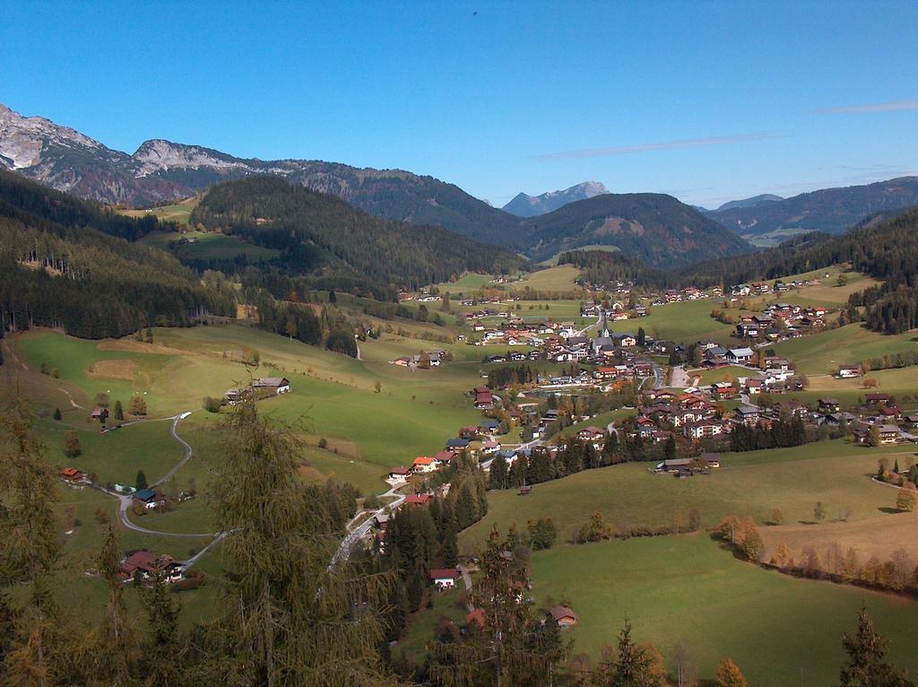 Ferienwohnung Haus Kraft Sankt Martin am Tennengebirge Exterior foto